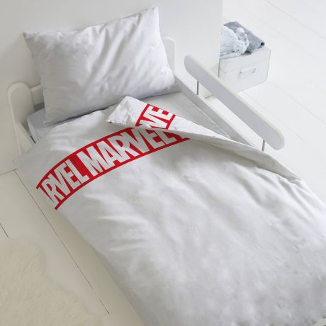 Комплект постельного белья Marvel White 1, 5-спальный, наволочка 70х70см 1шт, поплин