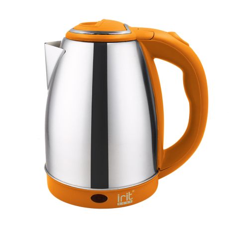 Чайник Irit IR-1347, 1,8 л, нержавеющая сталь, оранжевый