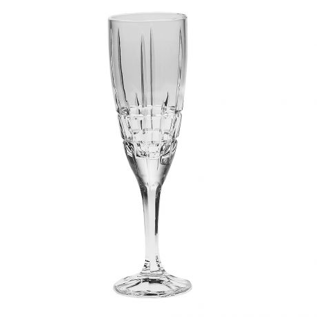 Набор бокалов для шампанского CRYSTAL BOHEMIA Dover 6шт 180мл, хрусталь, БПХ801
