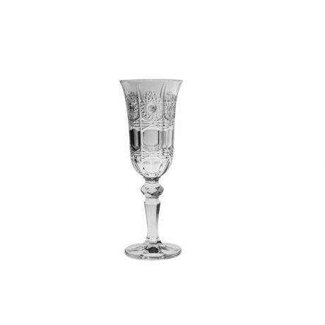 Набор бокалов для шампанского CRYSTAL BOHEMIA 6шт 150мл, хрусталь, БПХ956