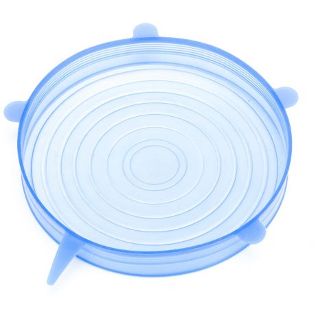 Крышки силиконовые растягивающиеся для посуды, набор – 6 шт.