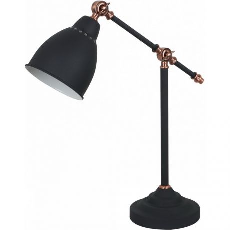 Лампа настольная 1*Е27*60Вт ARTE Lamp h 28 см Braccio A2054LT- 1BK 230В / черный