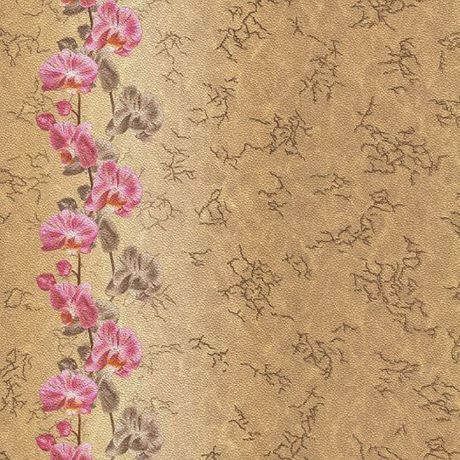 Обои Пермские Обои (бумажные дуплекс) Лиана цветок 269-02 (рисунок 1-1) кремовый 0,53х10м
