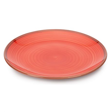 Тарелка обеденная Wood Red 27см, керамика
