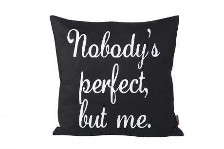 Декоративная подушка Nobody's perfect
