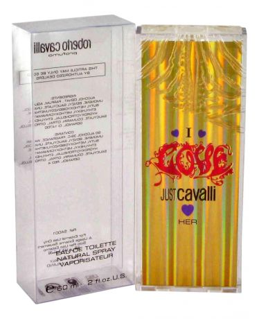 Roberto Cavalli Just Cavalli I Love Her: туалетная вода 60мл