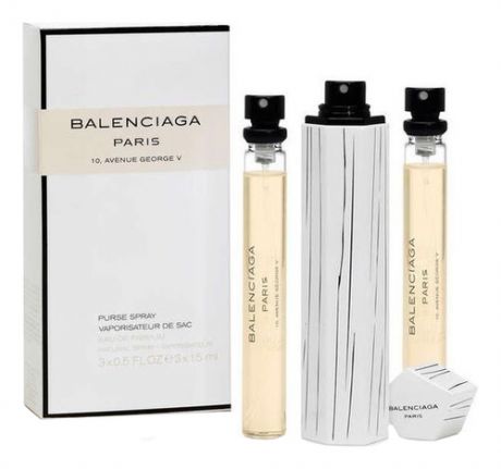Balenciaga Paris 10 Avenue George V: парфюмерная вода 3*15мл