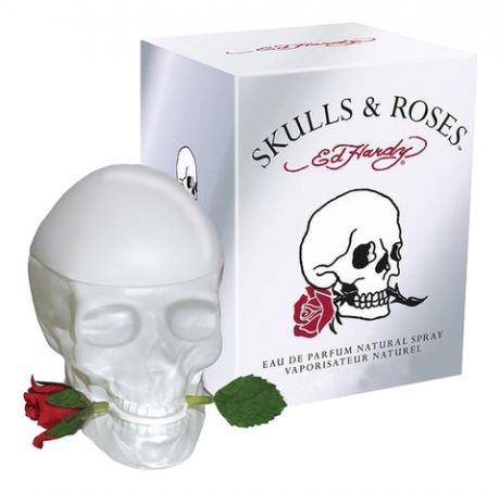 Christian Audigier Ed Hardy Skulls & Roses For Her: парфюмерная вода 75мл