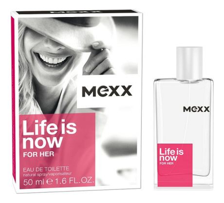 Mexx Life is Now for Her: туалетная вода 50мл