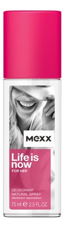 Mexx Life is Now for Her: дезодорант 75мл