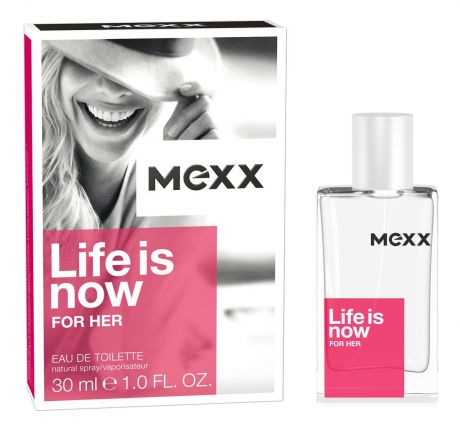 Mexx Life is Now for Her: туалетная вода 30мл
