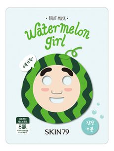 Тканевая маска для лица Fruit Mask Watermelon Girl 23г (арбуз)