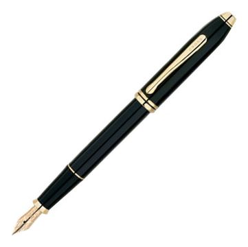 Перьевая ручка Townsend (черная, линия письма тонкая)