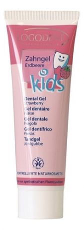 Детский зубной гель Kids Dental Gel Strawberry 50мл (клубника)