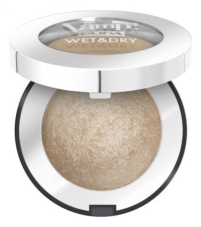 Запеченные тени для век Vamp! Wet & Dry Eyeshadow 1г: 100 Champagne Gold