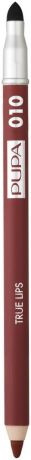 Карандаш для губ с аппликатором True Lips Pencil 1,2г: 010 Burnt Sienna