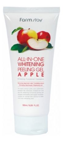 Пилинг гель для лица с экстрактом яблока и муцина улитки Snail All-In-One Whitening Peeling Gel Apple 180мл