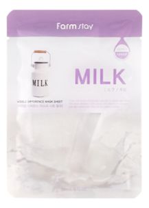 Тканевая маска для лица с молочными протеинами Visible Difference Milk Mask Sheet 23мл