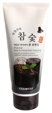Пенка для умывания Charcoal Daily Purifying Foam Cleansing 180мл (древесный уголь)