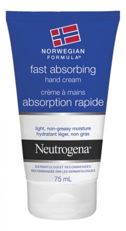 Крем для рук быстро впитывающийся Норвежская формула Fast Absorbing Hand Cream 75мл