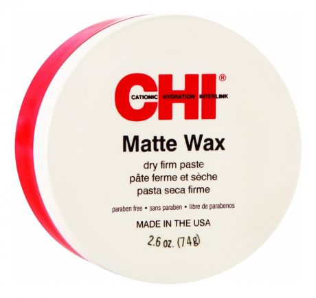 Воск с матовым эффектом Matte Wax Dry Firm Paste 74г