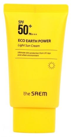 Крем солнцезащитный Eco Earth Power Light Sun Cream SPF50+ PA+++ 50г