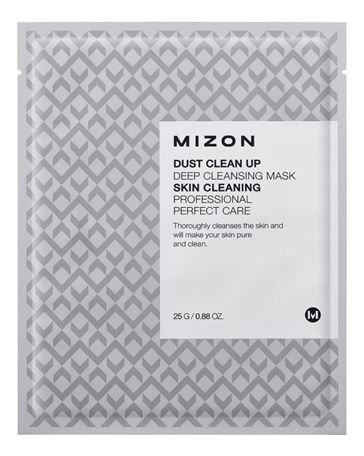 Тканевая маска для лица очищающая Dust Clean Up Deep Cleansing Mask 25г
