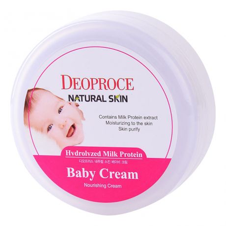 Крем питательный на молочных белках Natural Skin Milk Protein Baby Cream 100г