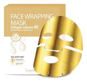 Маска для лица с коллагеном Face Wrapping Mask Collagen Solution 80 27г