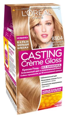 Крем-краска для волос Casting Creme Gloss: 8304 Карамельный капучино