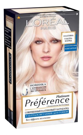 Осветлитель для волос Preference Platinum 40мл: Платина ультраблонд