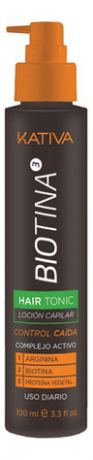 Тоник против выпадения волос с биотином Biotina Hair Tonic 100мл