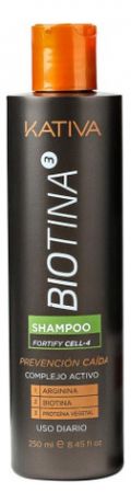 Шампунь против выпадения волос с биотином Biotina Shampoo 250мл