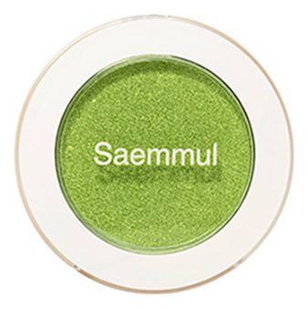 Тени для век мерцающие Saemmul Single Shadow Shimmer 2г: GR03 Sweet & Sour Lime