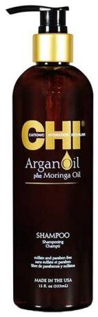Восстанавливающий шампунь с маслом арганы Argan Oil Plus Moringa Shampoo: Шампунь 340мл