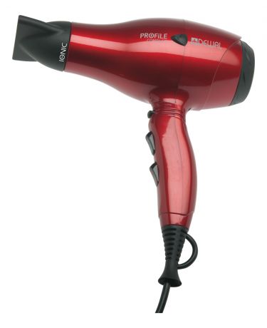 Фен для волос Profile Compact 03-119 2000W (2 насадки, красный)
