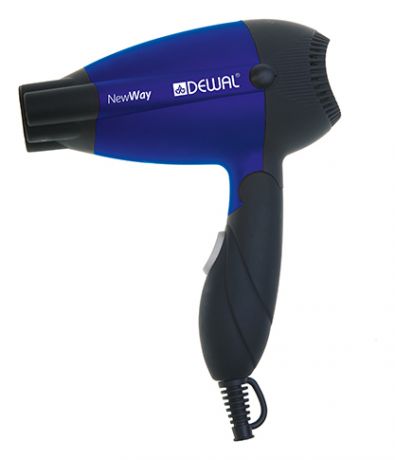 Дорожный фен для волос New Way 03-5512 1000W (синий)
