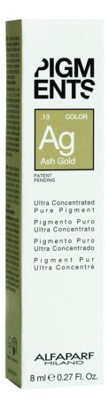 Пигмент для волос Pigments 8мл: 13 Ash Gold