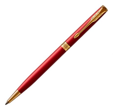 Шариковая ручка тонкая Essential Sonnet Laque Red GT