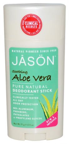 Дезодорант-стик успокаивающий с экстрактом алоэ вера Soothing Aloe Vera Pure Natural Deodorant Stick 71г
