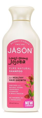 Укрепляющий шампунь для волос с экстрактом жожоба Long & Strong Jojoba Pure Natural Shampoo 473мл
