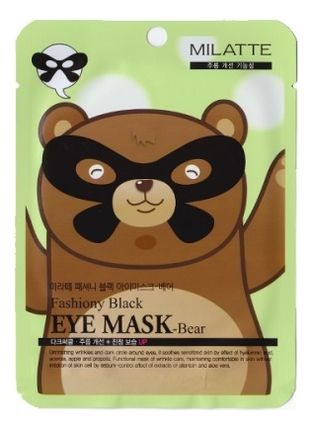 Увлажняющая маска от морщин вокруг глаз Fashiony Black Eye Mask-Bear 10г