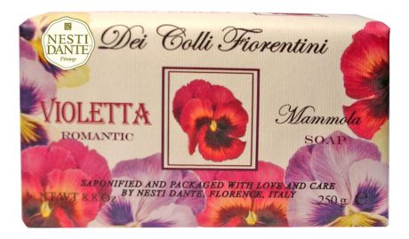 Мыло Dei Colli Fiorentini Romantic Violetta Soap 250г (романтичная фиалка)