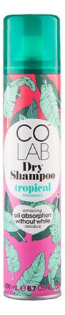 Сухой шампунь для волос прозрачный Tropical 200мл (тропический аромат)