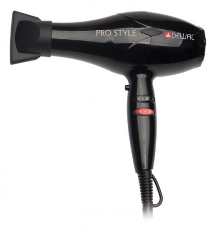 Фен для волос Pro Style 03-111 Black 2000W (2 насадки, диффузор)