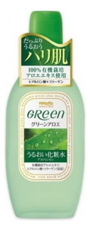 Увлажняющий лосьон для подтягивания кожи лица Green Plus Aloe Astringent 170мл