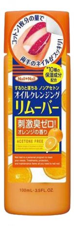 Жидкость для снятия лака с апельсиновым маслом Nail Oil Remover 100мл (без ацетона)