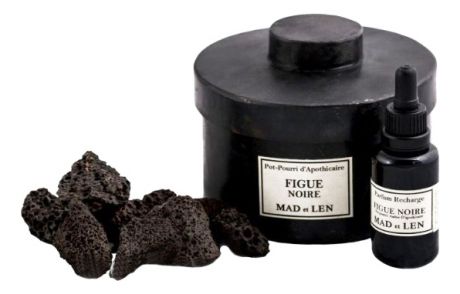 Ароматическая свеча Figue Noire: камни лавы 250г