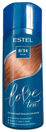 Оттеночный бальзам для волос Love Ton 150мл: 8/34 Бренди