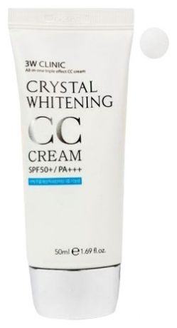 Осветляющий CC крем для лица Crystal Whitening Cream SPF50 PA+++ 50мл: 01 Glitter Beige